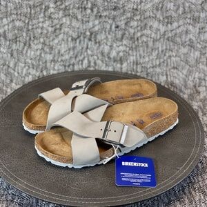 Birkenstock Sienna Sandal Soft Footbed Dove gray Size 38